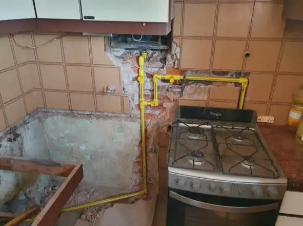 Instalación de gas integrada